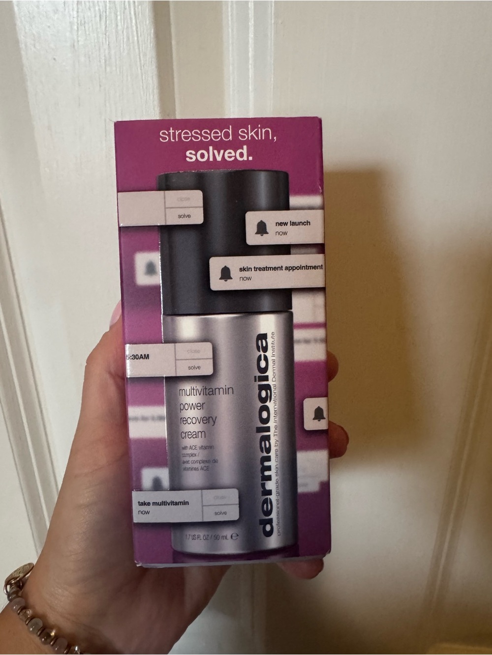 dermalogica Multivitamin Power Recovery Cream - Pink and Silver Packaging